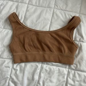 Skims waffle sports bra size M